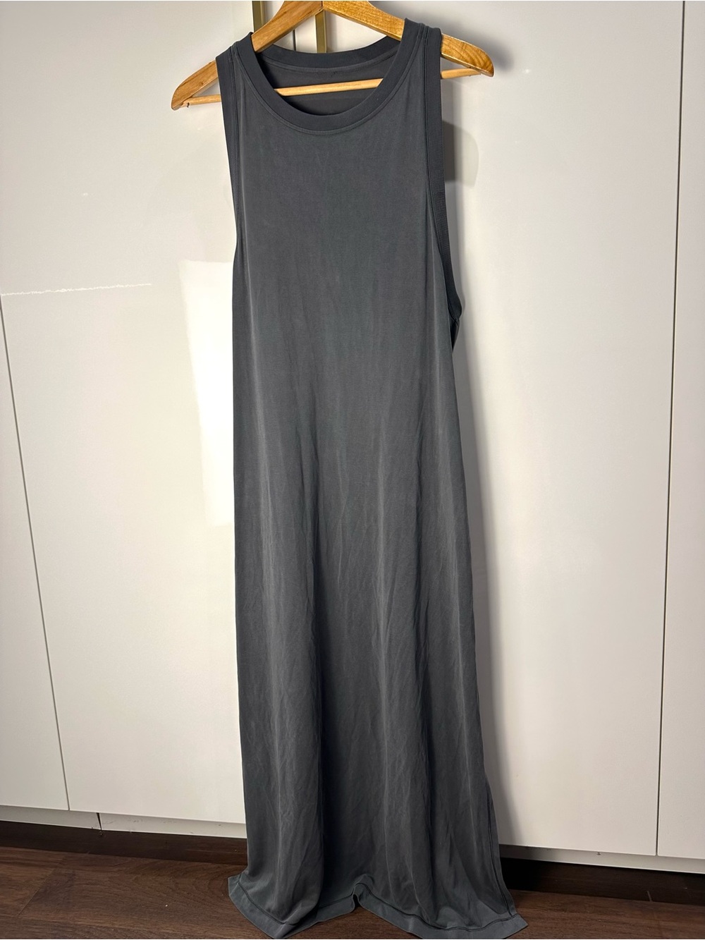 Lululemon charcoal sleeveless maxi dress Large